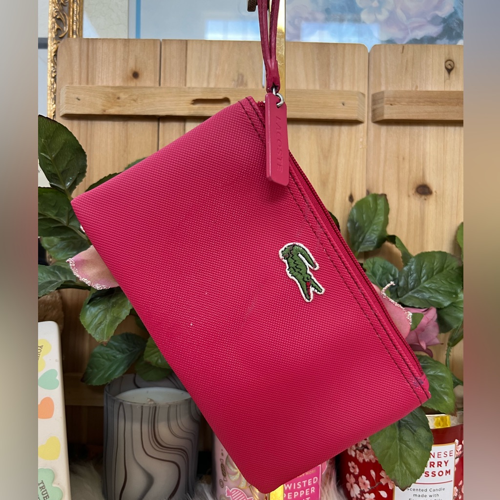 Lacoste Wristlet Pouch Classic Canvas